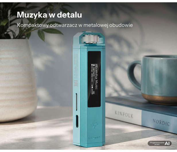 FiiO FiiO SNOWSKY ECHO NANO sky blue - przenośny odtwarzacz audio - 1583274 - zdjęcie 5